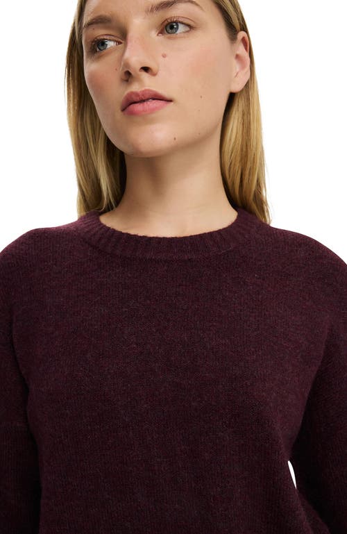 Cotton On Luxe Crew Sweater In Burgundy