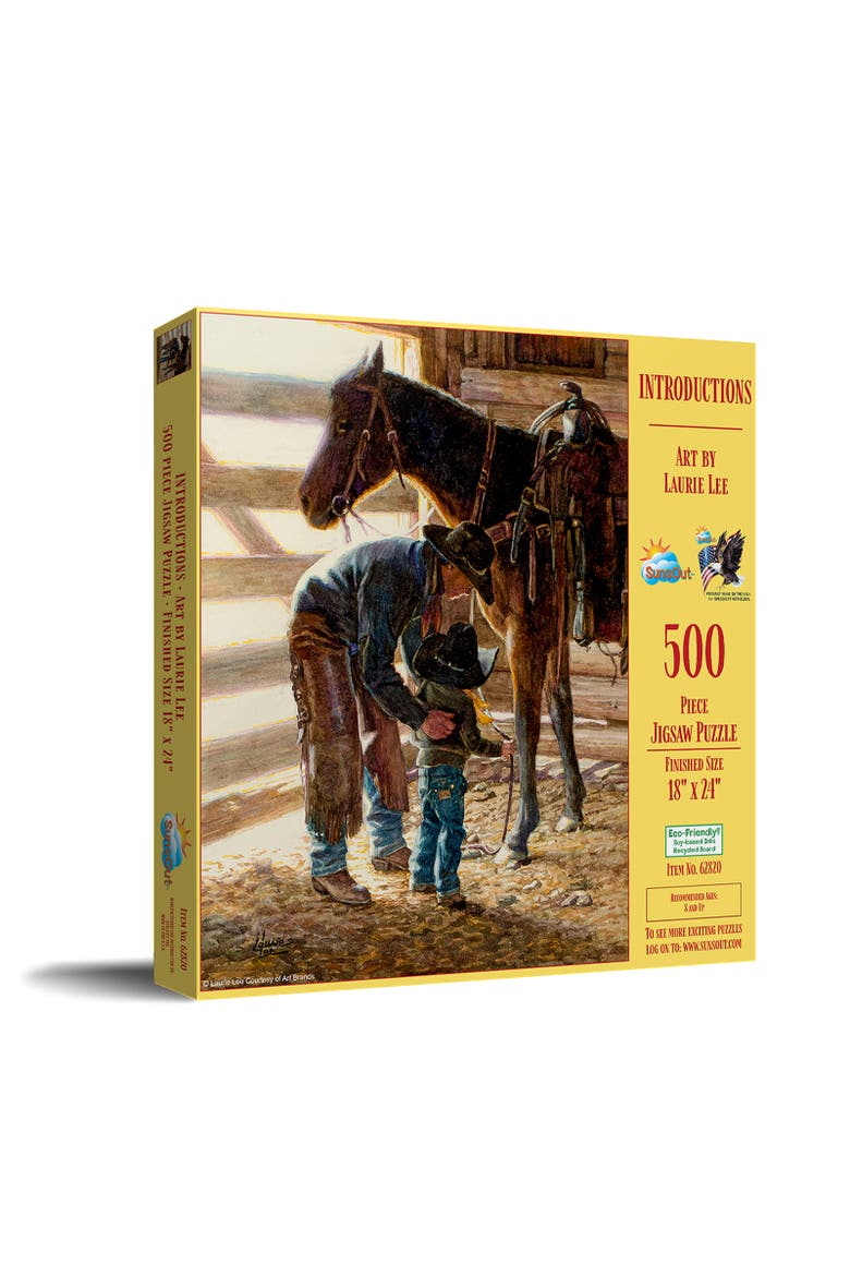 Introductions 500 piece Jigsaw Puzzle for Adults, Main, color, Multicolor
