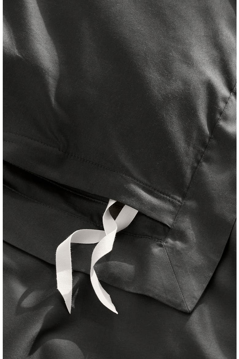 Signature Hemmed Duvet Set, Alternate, color, NIGHT