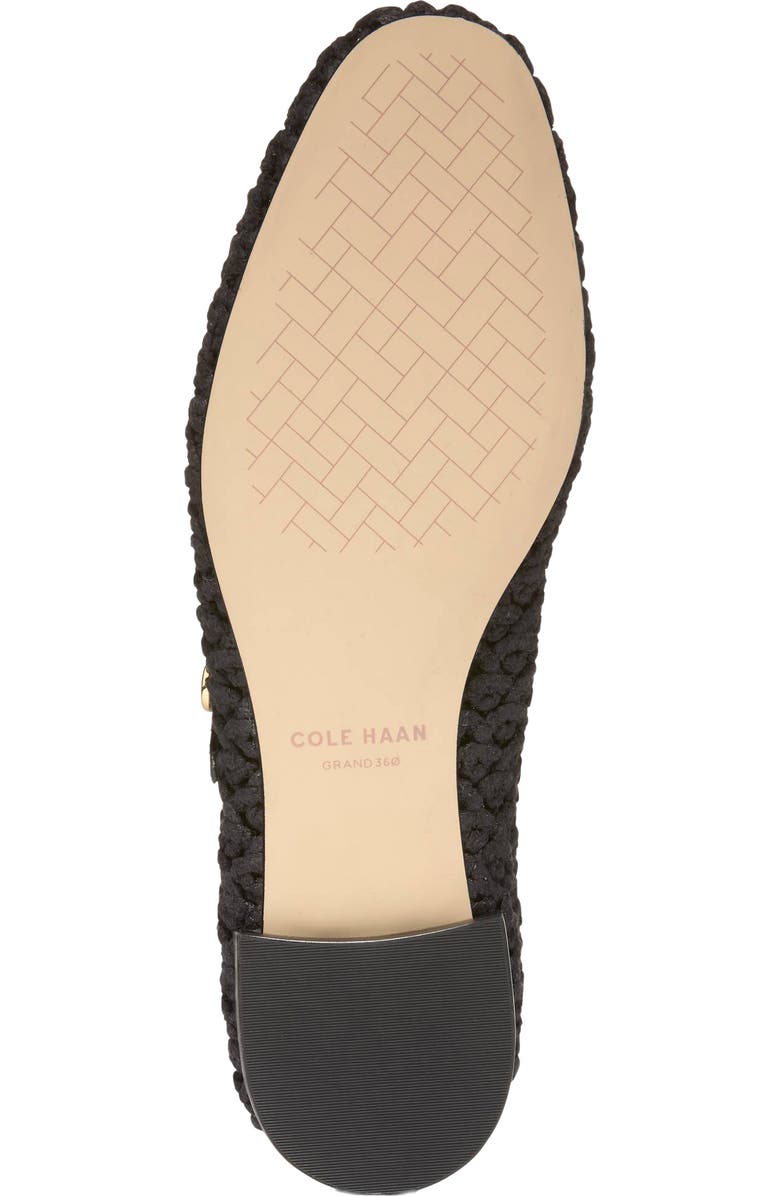 Cole Haan Harlan Woven Ballet Flats, Alternate, color, Black Woven Fabric / Leather