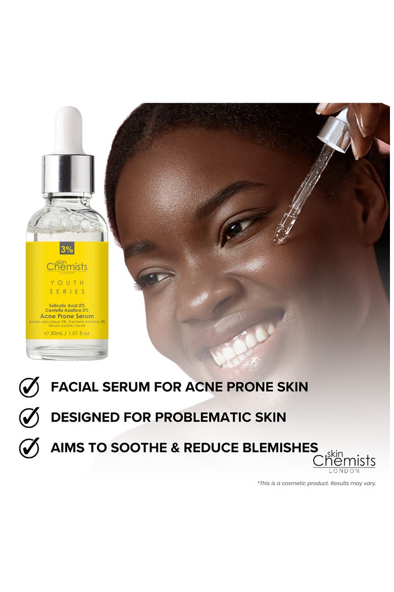Salicylic Acid & Centella Asiatica Facial Serum 30ml for Acne Prone Skin, Alternate, color, NO COLOR