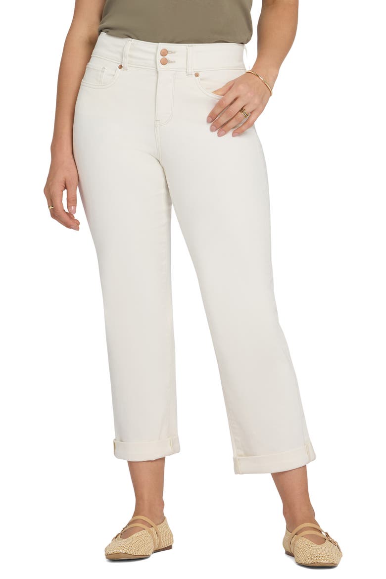 Bailey Cool Embrace® High Waist Crop Relaxed Straight Leg Jeans, Main, color, VINTAGE WHITE