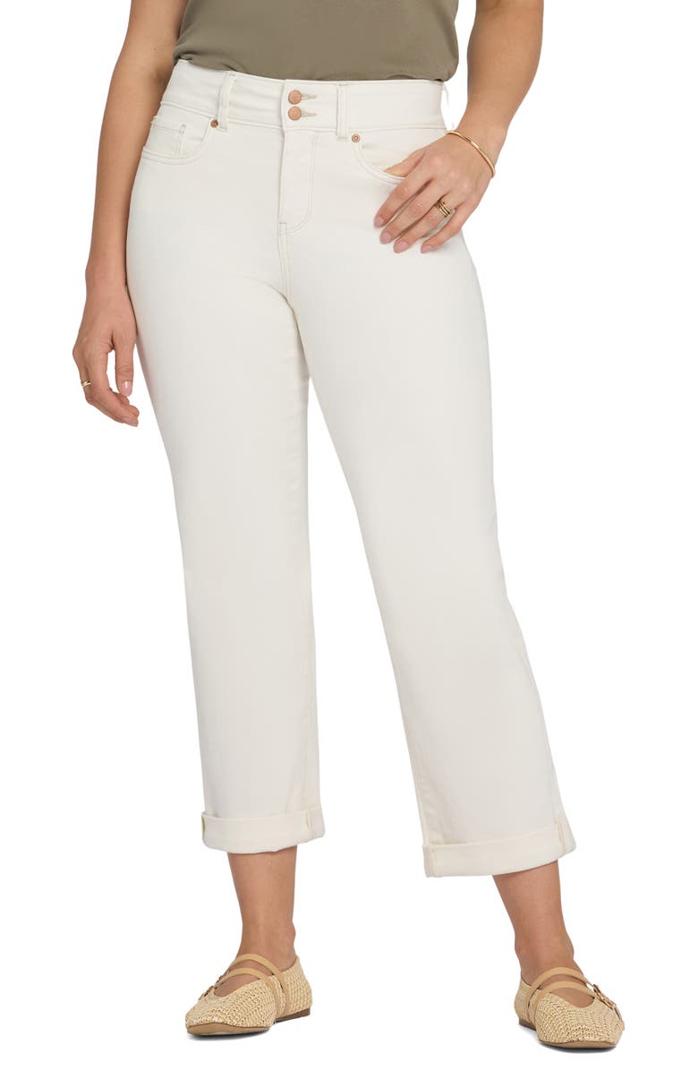 NYDJ Bailey Cool Embrace<sup>®</sup> High Waist Crop Relaxed Straight Leg Jeans, Main, color, 