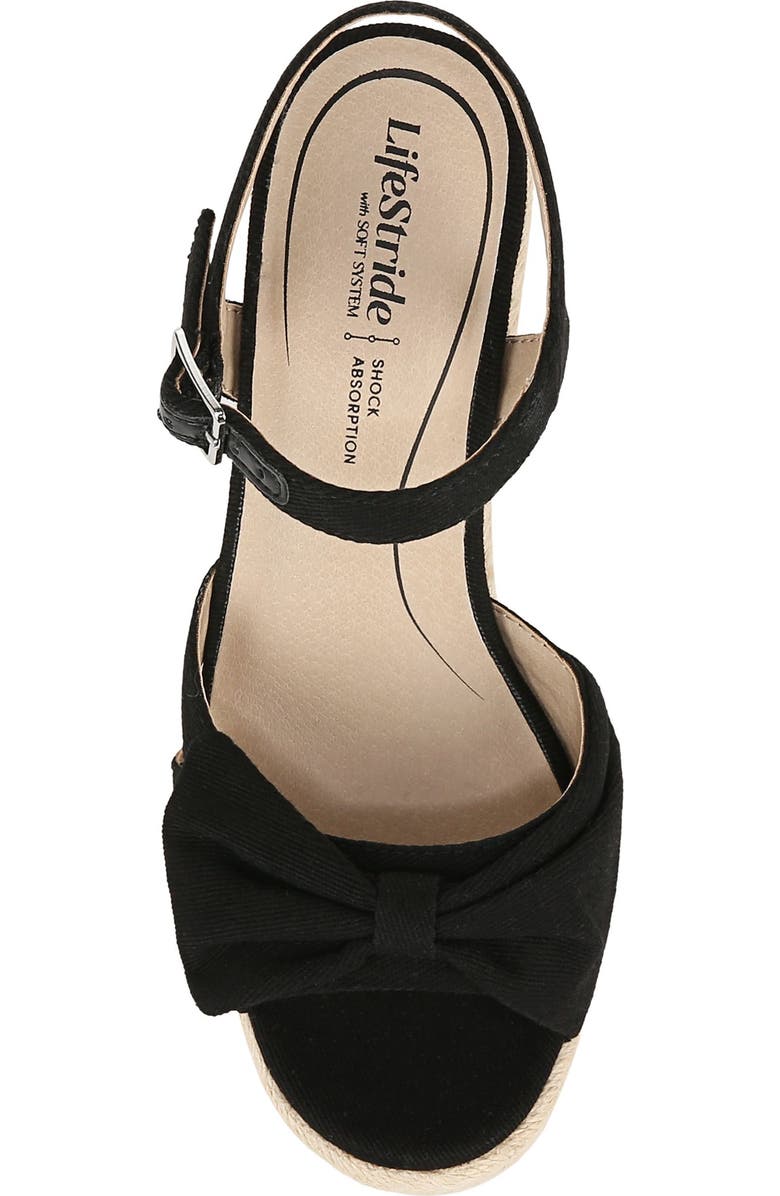 LifeStride Tahlia Wedge, Alternate, color, Black