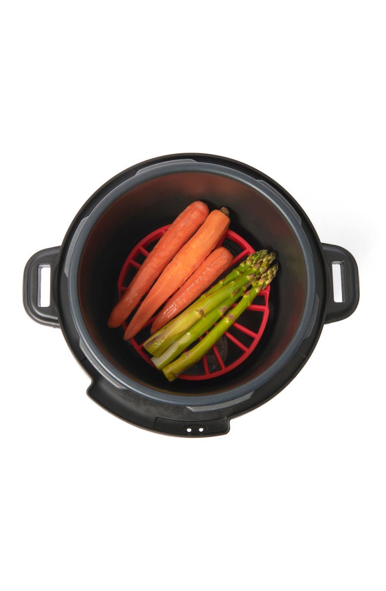 CUISIPRO Silicone Dual Trivet, Alternate, color, Red