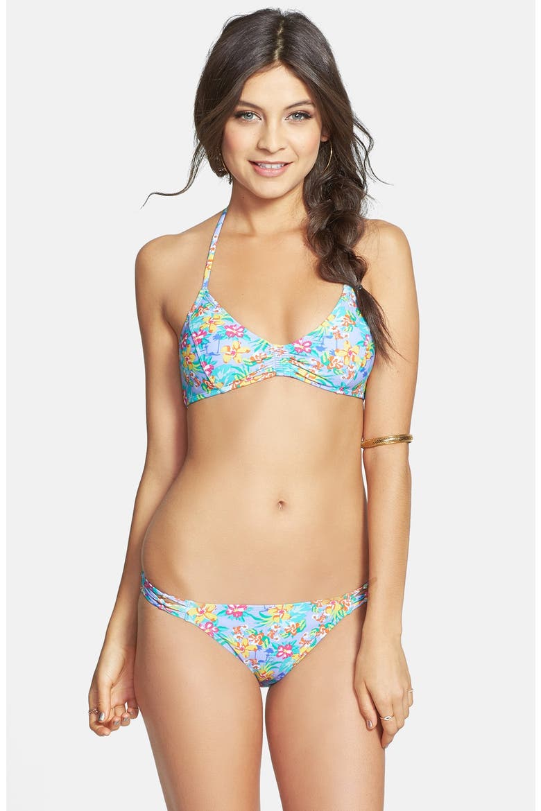 Knotted Side Bikini Bottoms, Alternate, color, ISLAND TROPICAL