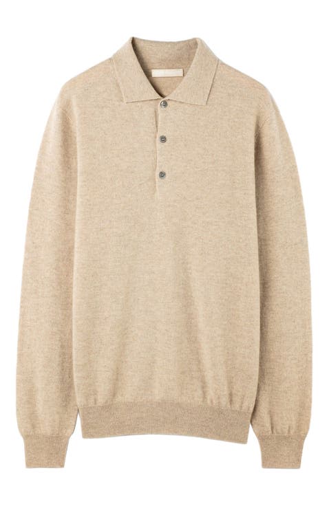 Essential Cashmere Polo Sweater
