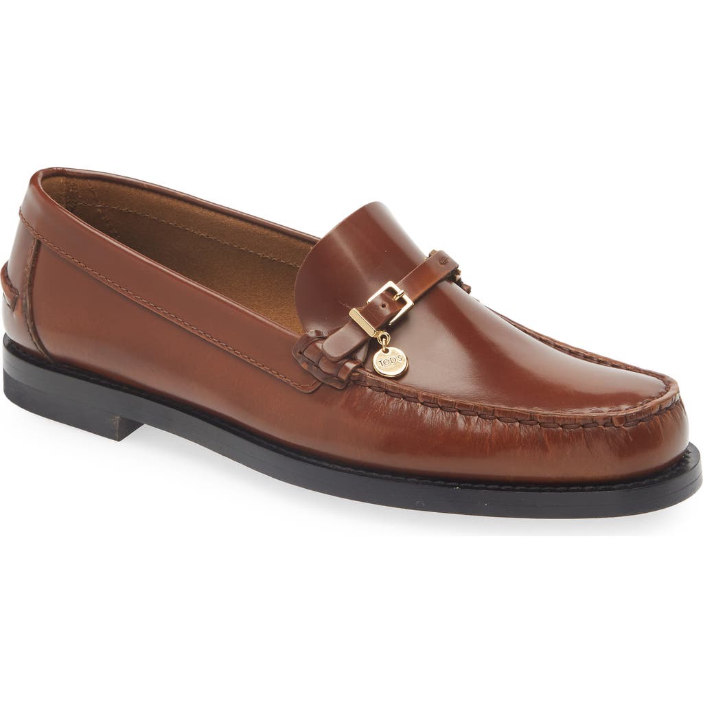 Tod's Iniez Fibbietta Loafer In Brown