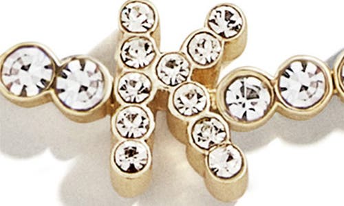 Baublebar Initial Slider Bracelet In Clear K