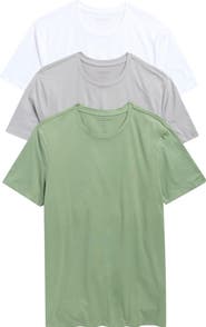AllSaints 3-Pack Cotton Crew T-Shirt