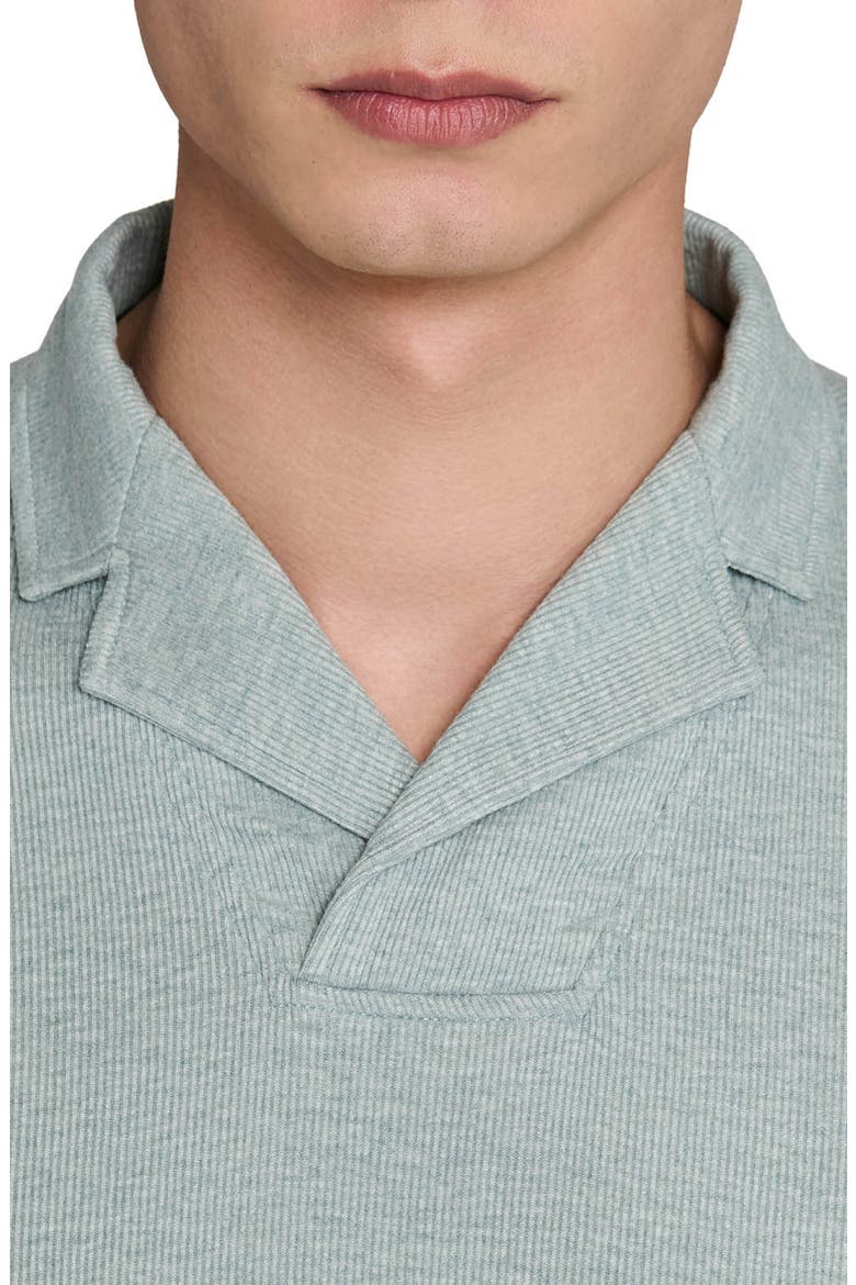 Slim Fit Rib Solid Polo, Alternate, color, TEAL
