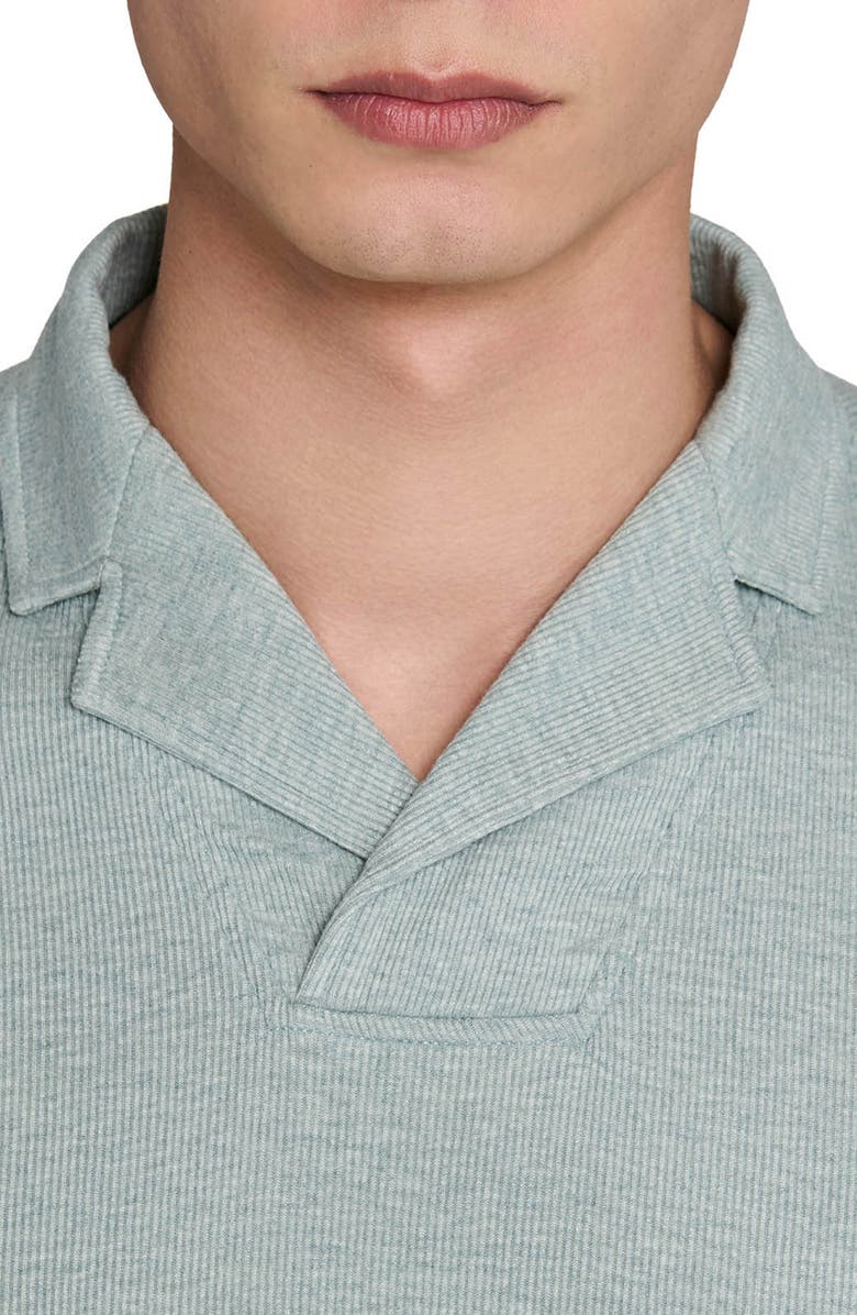 W.R.K Slim Fit Rib Solid Polo, Alternate, color, Teal