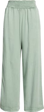 Bella Dahl Smock Waist Wide Leg Pants