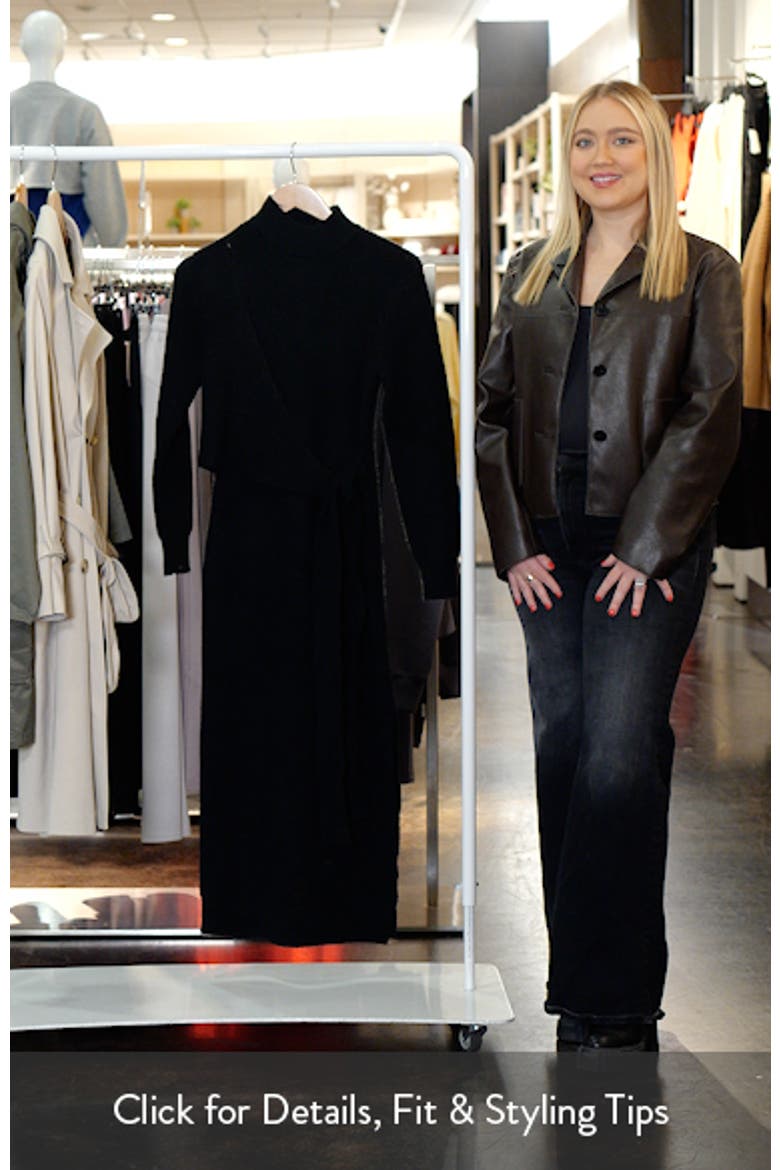 Aerin Long Sleeve Knit Dress video