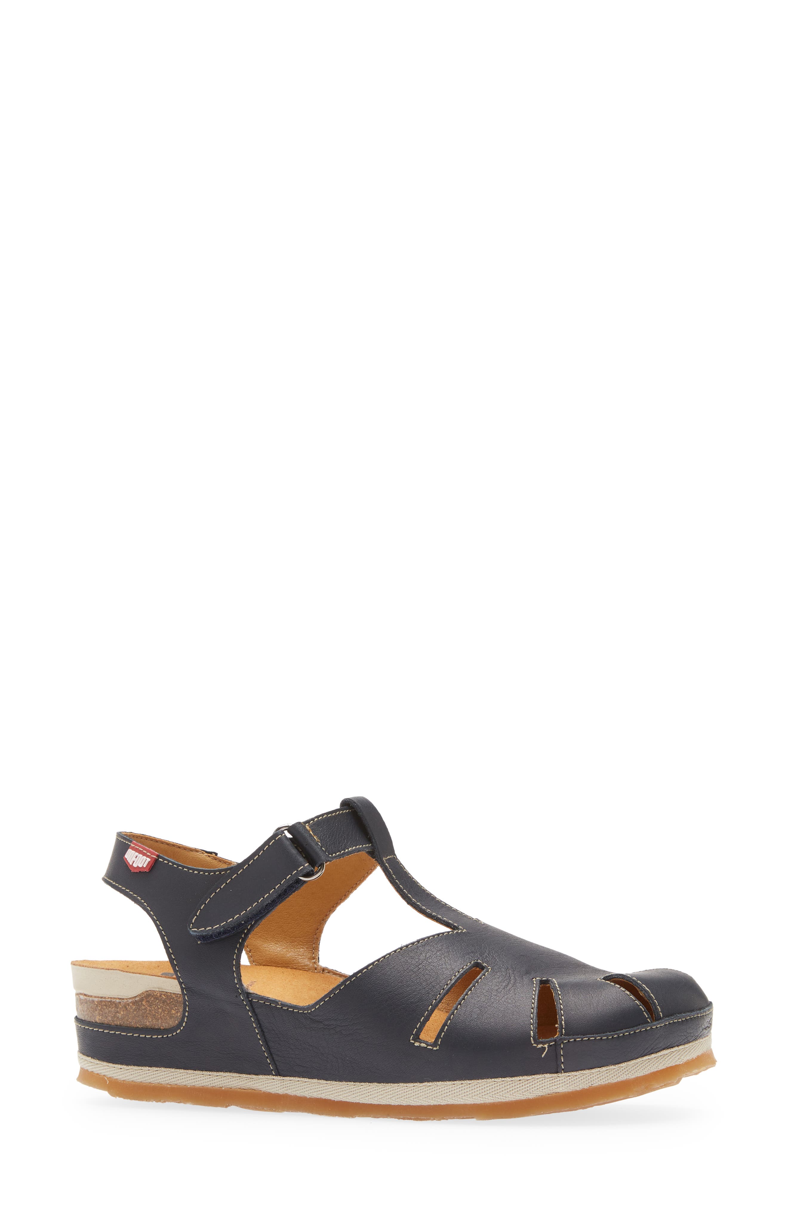 On Foot 202 Sandal, Alternate, color, Navy Leather