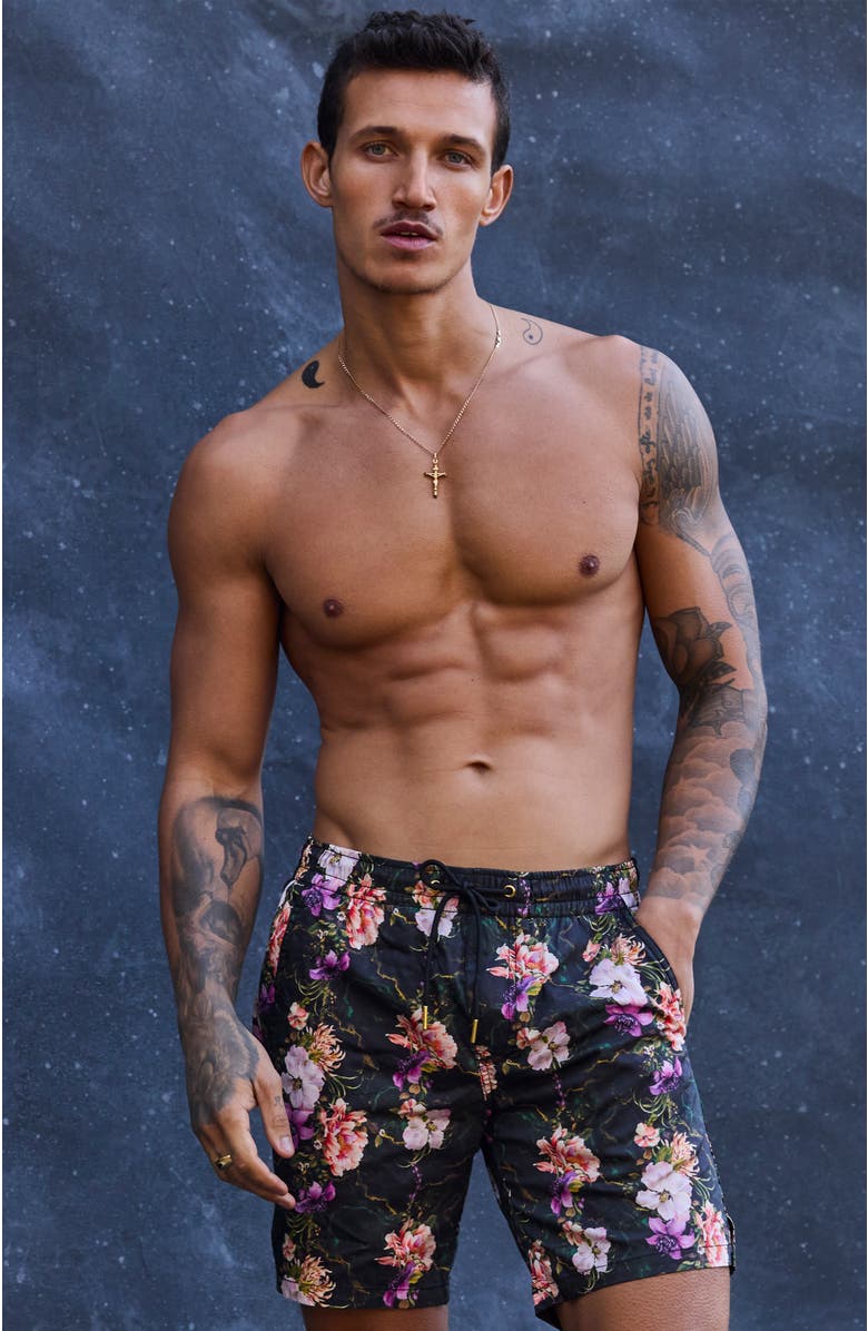 Aqua Blu Classic Boardshorts, Alternate, color, Black