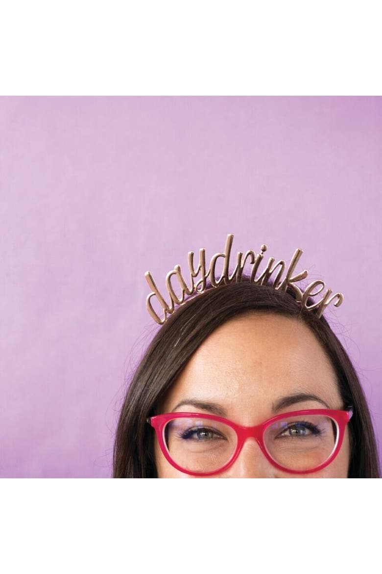 Witty Metal Headband, Alternate, color, Day Drinker