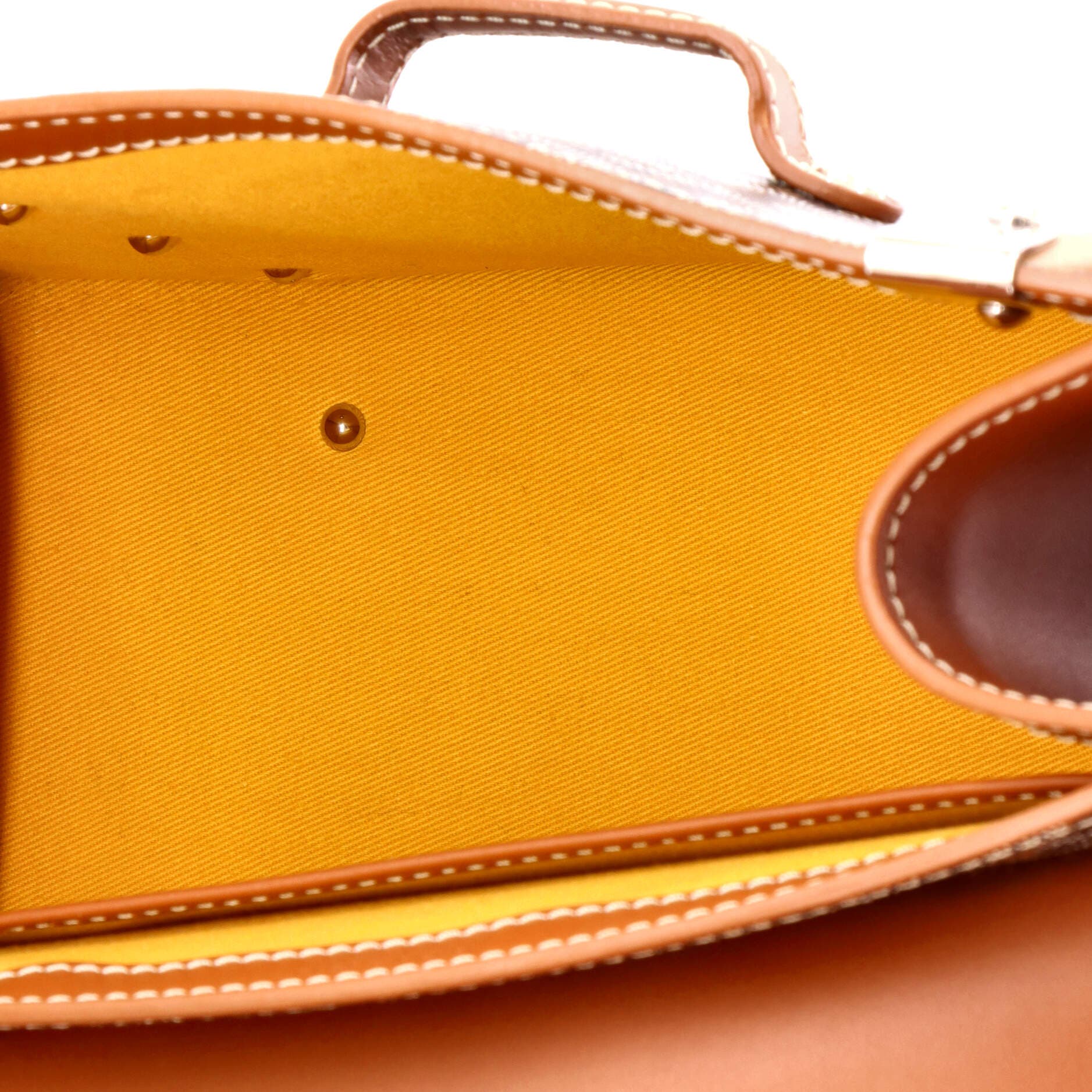 Saigon Top Handle Bag Coated Canvas with Leather PM, Alternate, color, Brown
