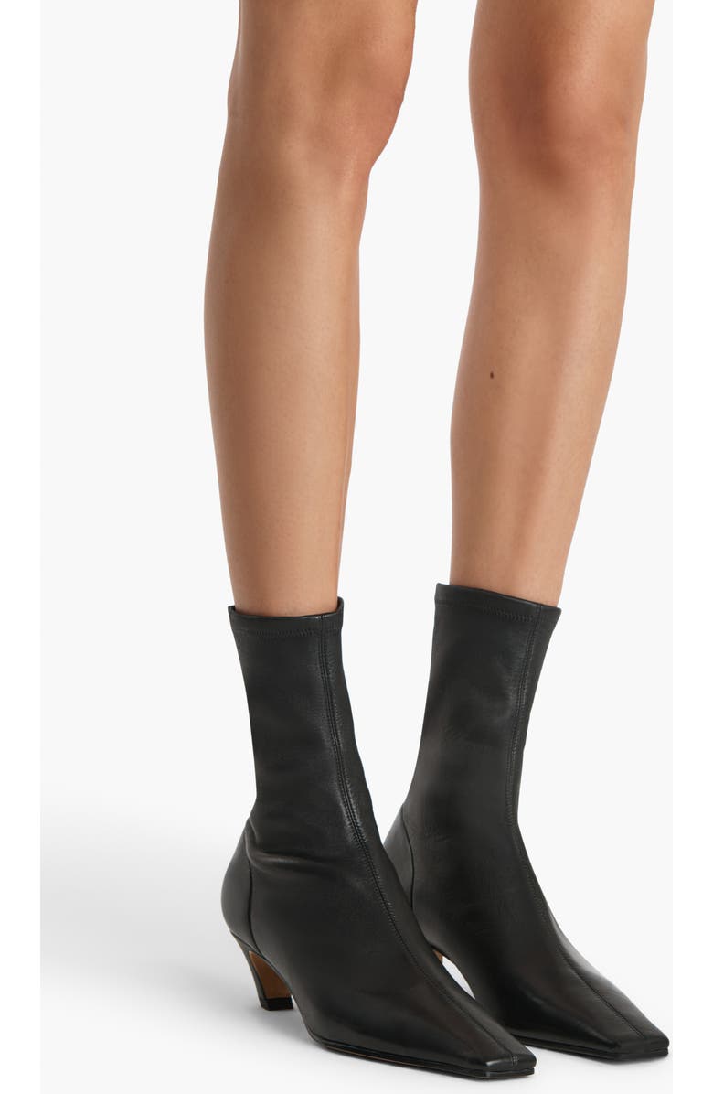 Khaite Arizona Sock Bootie, Alternate, color, 200 Black