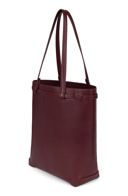 We-ar4 The Roxie Leather Tote In Burgundy