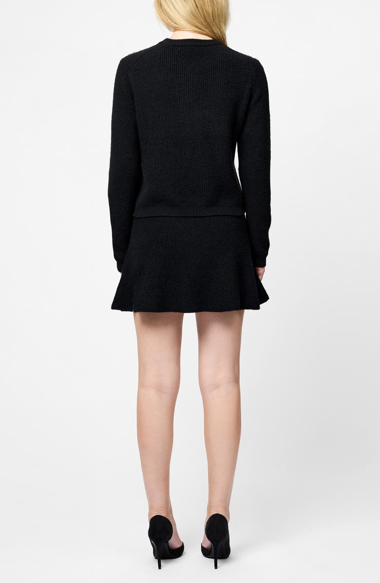 French Connection Vhari Rib Knit Top, Alternate, color, Black