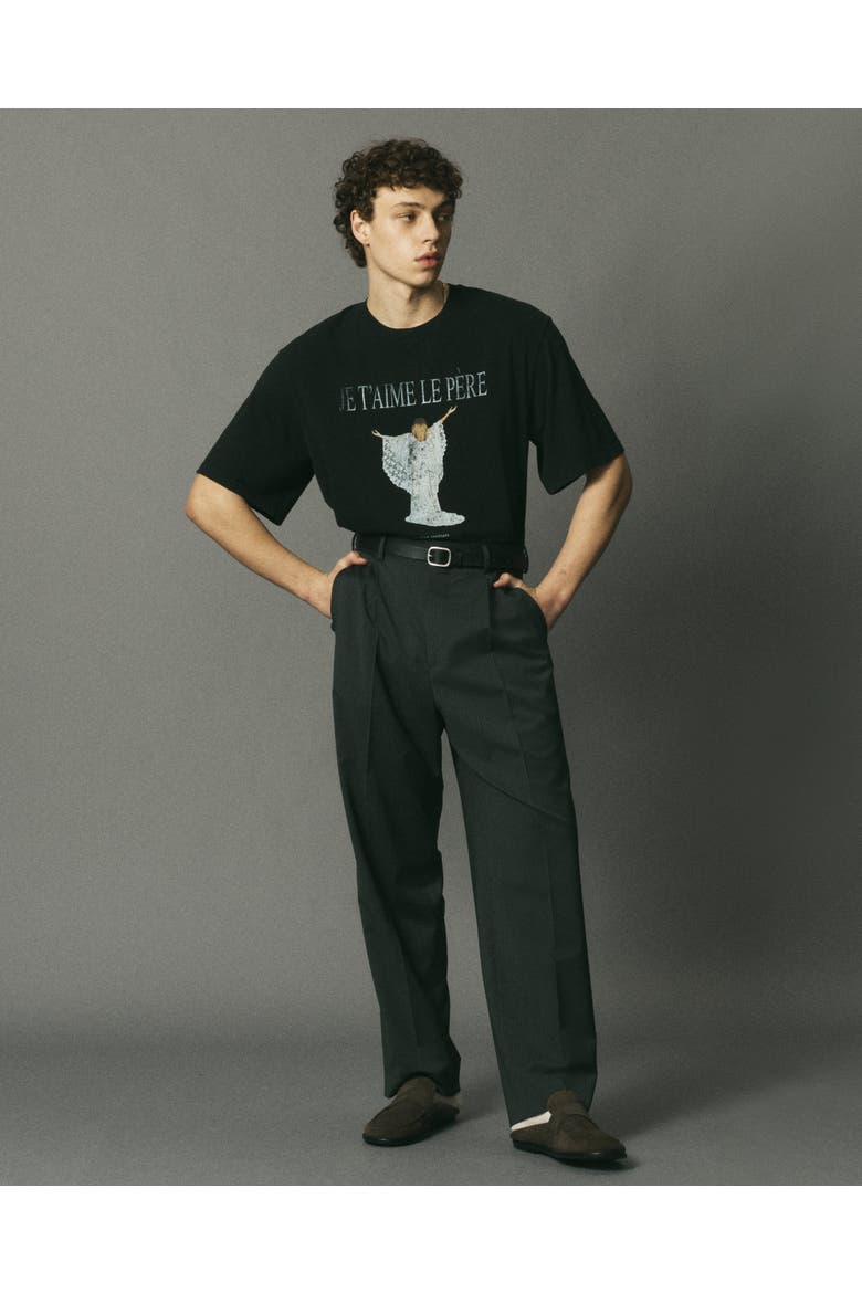 Je T'aime Tommy Tee, Alternate, color, Pinscher Black