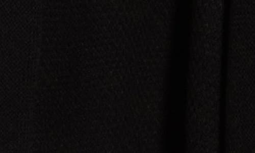 Patrizia Luca Drape Open Front Cardigan In Black