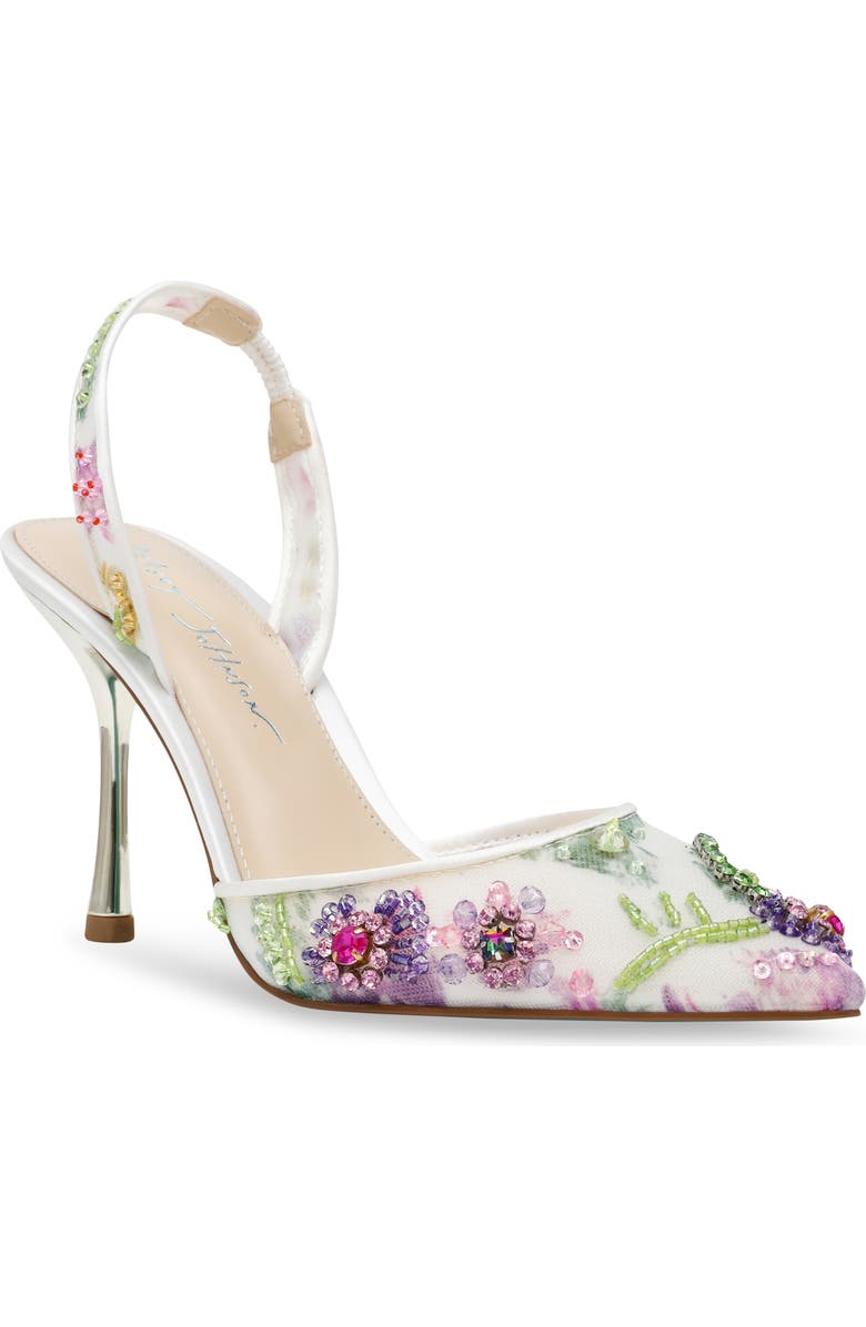 Betsey Johnson Velma Pointed Toe Slingback Pump, Main, color,