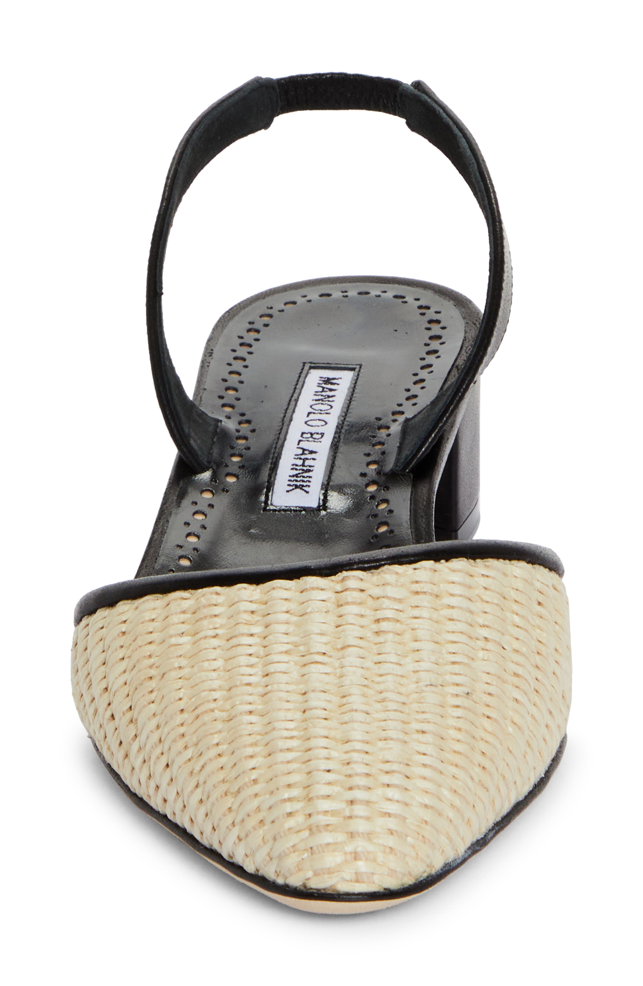 Manolo Blahnik Raffro Slingback Pump, Alternate, color, 