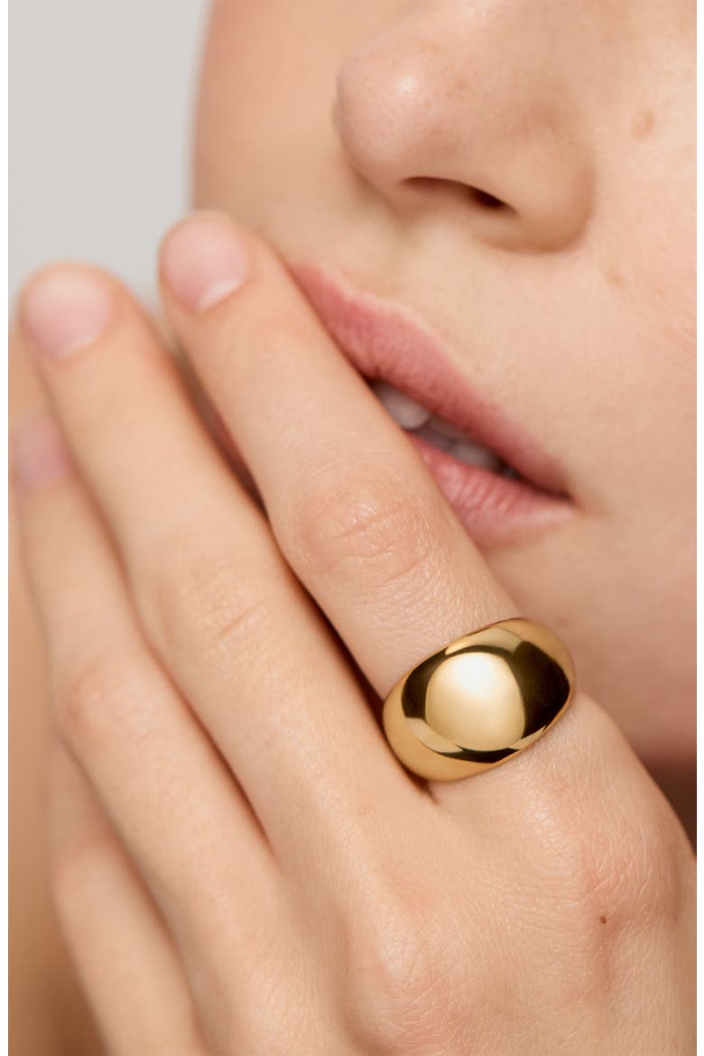 Tapered Ring, Alternate, color, 18CT GOLD VERMEIL