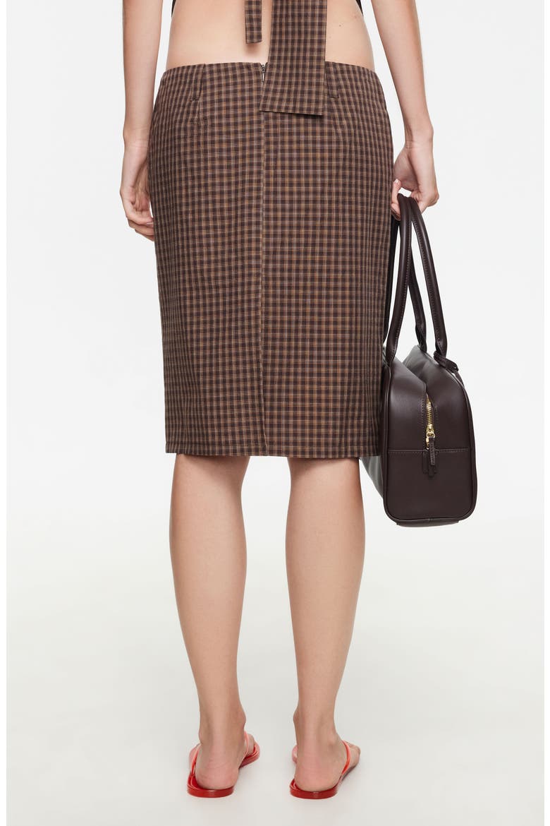 Play On Midi Skirt, Alternate, color, CHOCOLATE