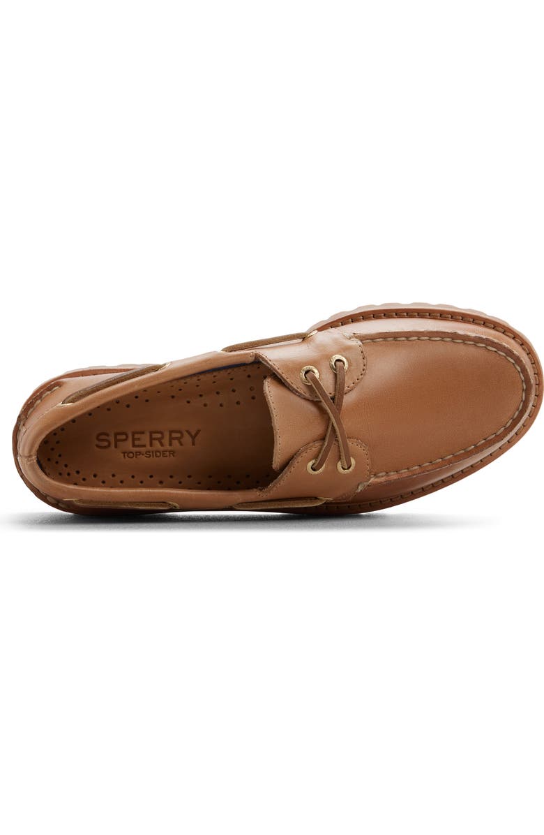 Sperry Authentic Original Lug Boat Shoe, Alternate, color, Tan