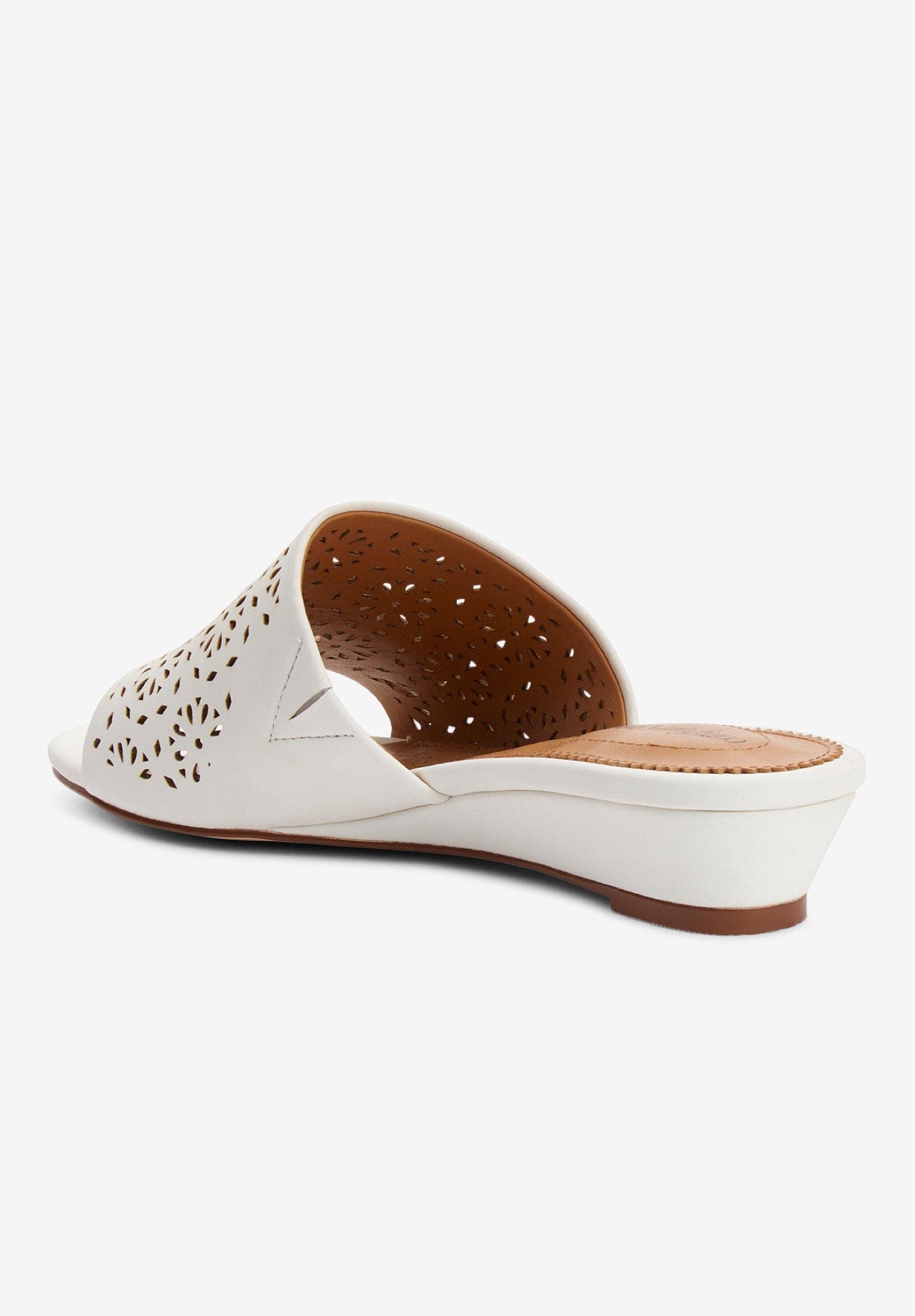 The Capri Slip On Mule, Alternate, color, WHITE