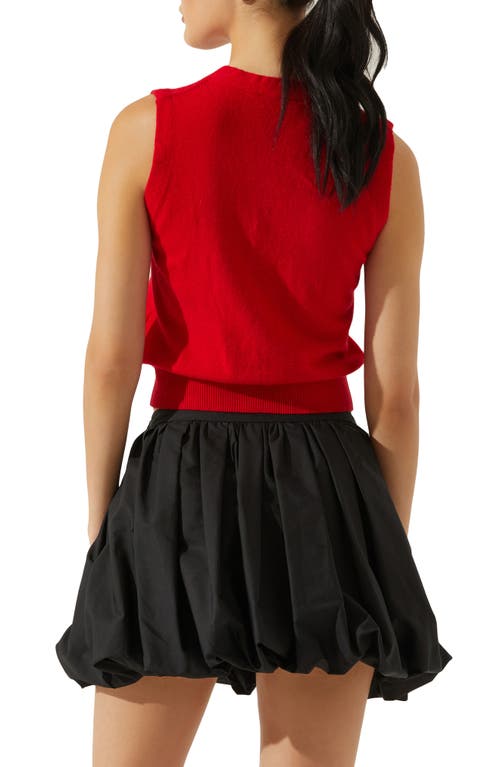 ASTR ASTR THE LABEL EIRA BUTTON-UP SWEATER VEST