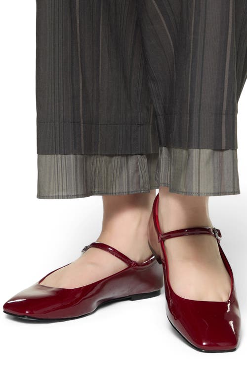 Aldo Kristyn Mary Jane Flat In Red