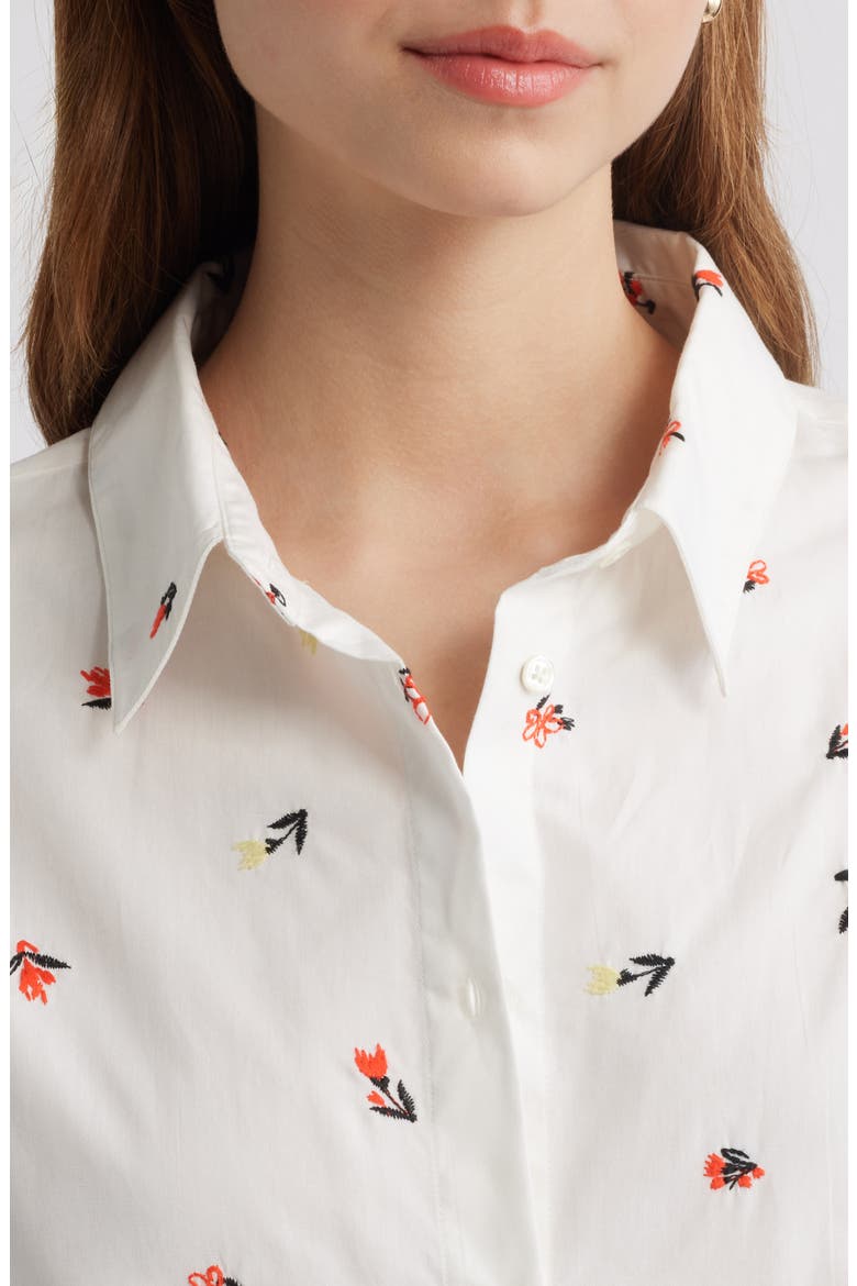 The Obert Embroidered Shirt, Alternate, color, BRULE