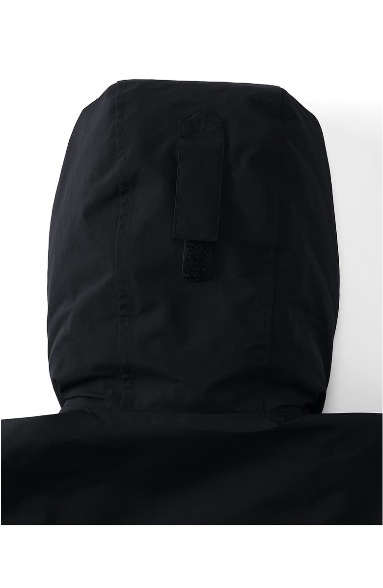 Lands
 End Waterproof Squall Parka, Alternate, color, Black
