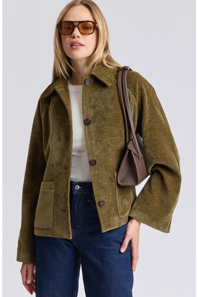 Swing Jacket, Alternate, color, BRIGHT OLIVE