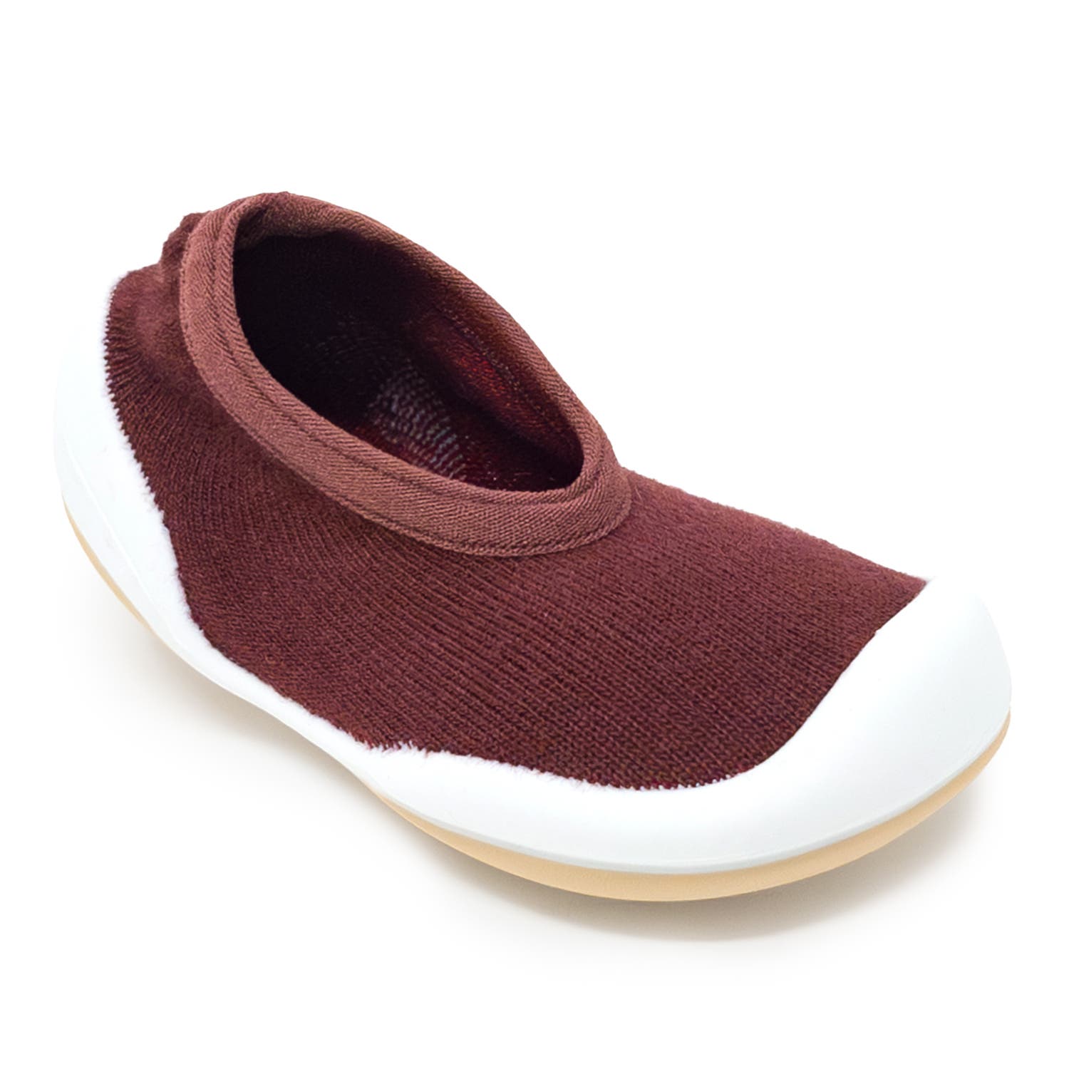 Toddler Sock Shoes Flat - Pastel Pink, Alternate, color, Plum