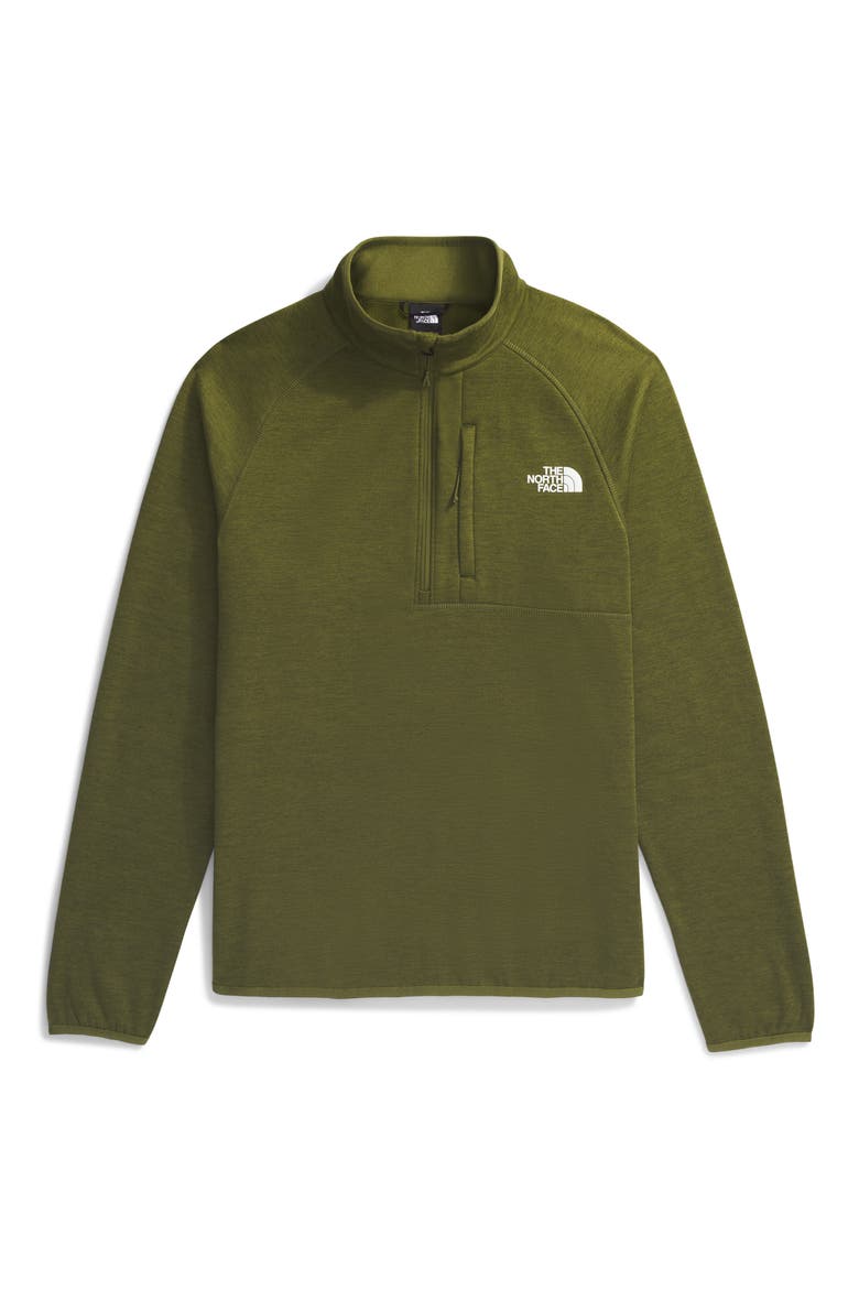 Canyonlands Quarter Zip Pullover, Alternate, color, FOREST OLIVE HEATHER