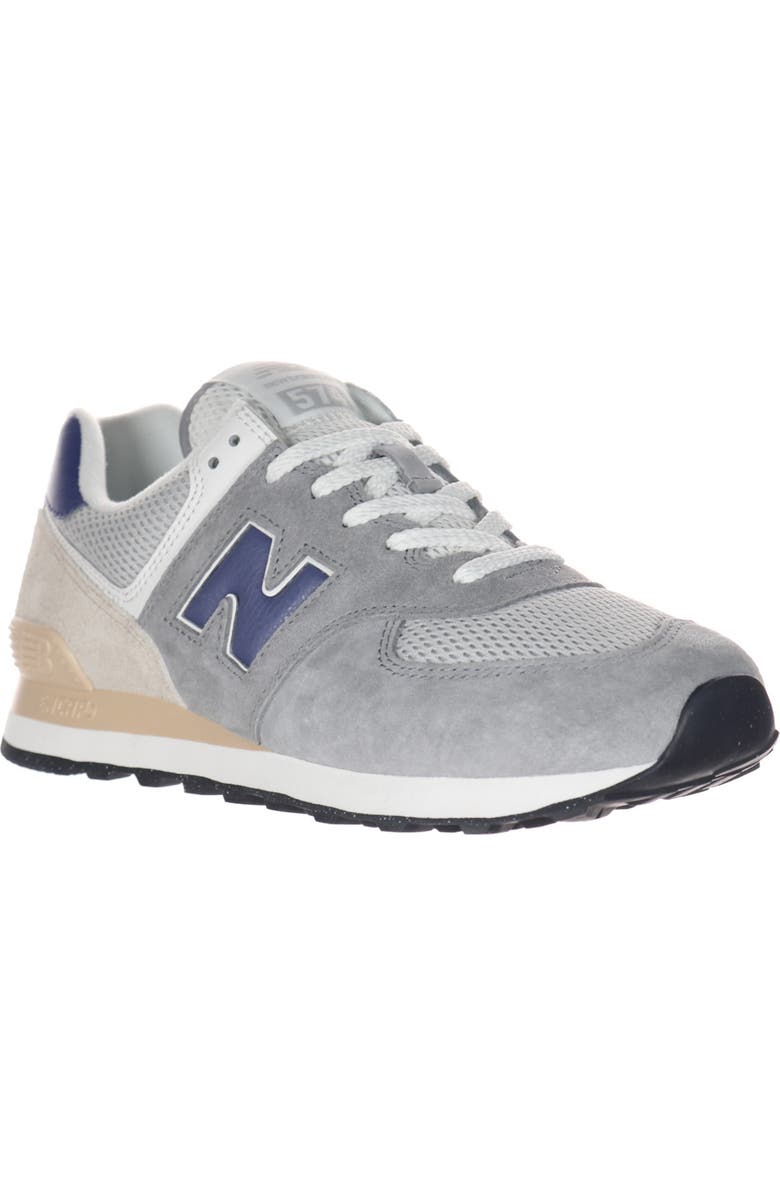 New Balance Gender Inclusive 574 Sneaker, Main, color, Slate Grey/ Rain Cloud