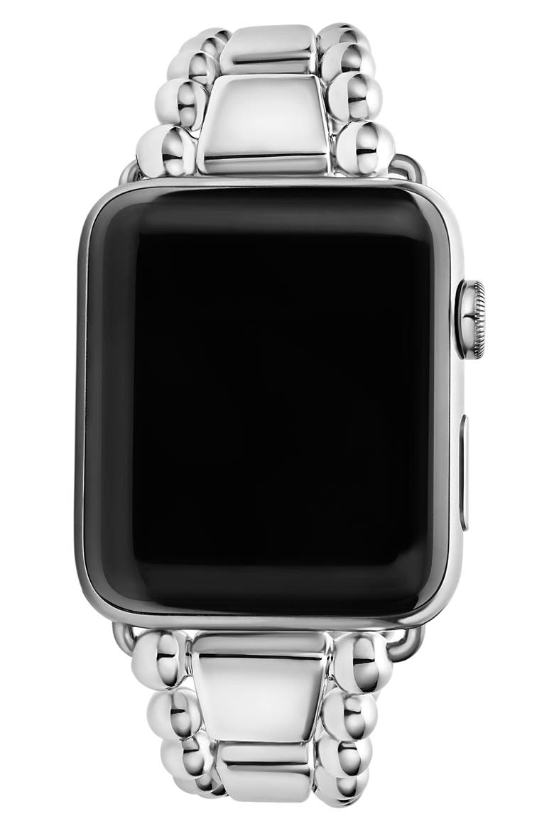 Smart Caviar Apple Watch® Watchband, Alternate, color, SILVER