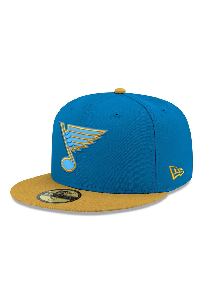 Men's New Era  Blue St. Louis Blues Core Logo Two-Tone 59FIFTY Fitted Hat, Main, color, Blue