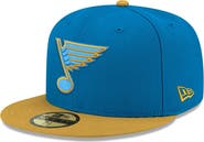 New Era Men's New Era Blue St. Louis Blues Core Logo Two-Tone 59FIFTY Fitted Hat