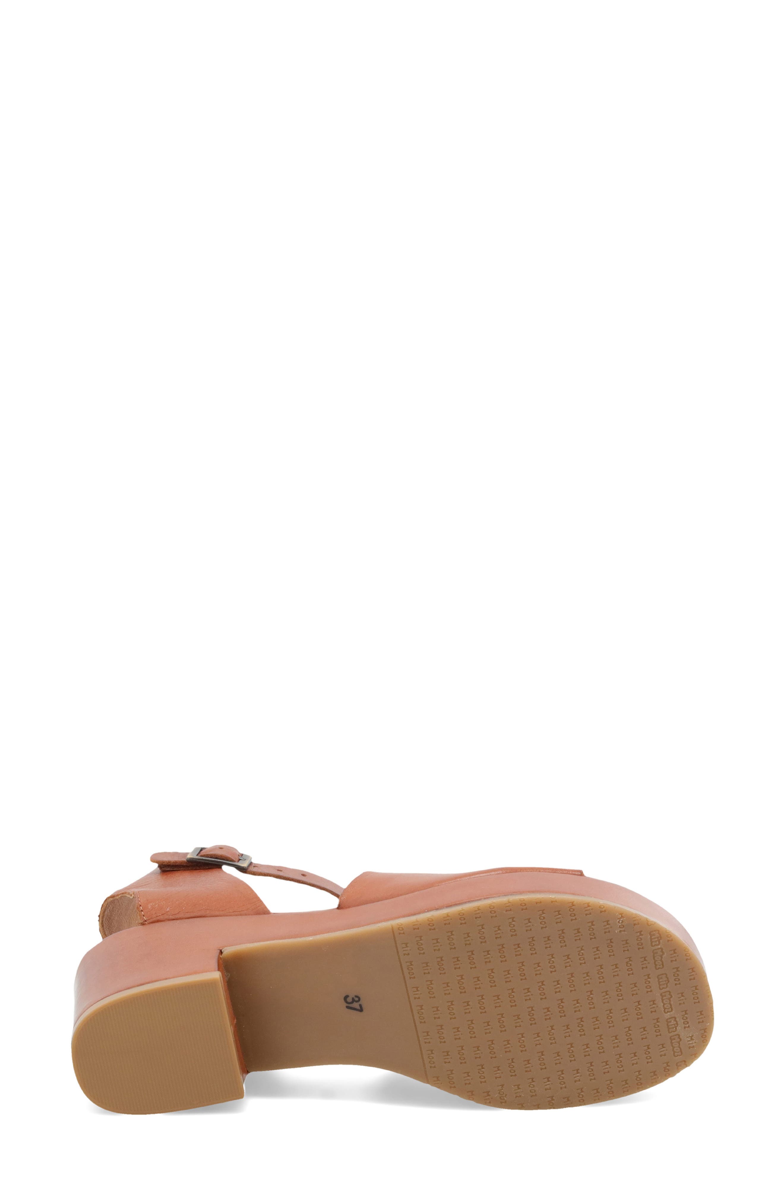 Gia Platform Sandal, Alternate, color, BRANDY LEATHER