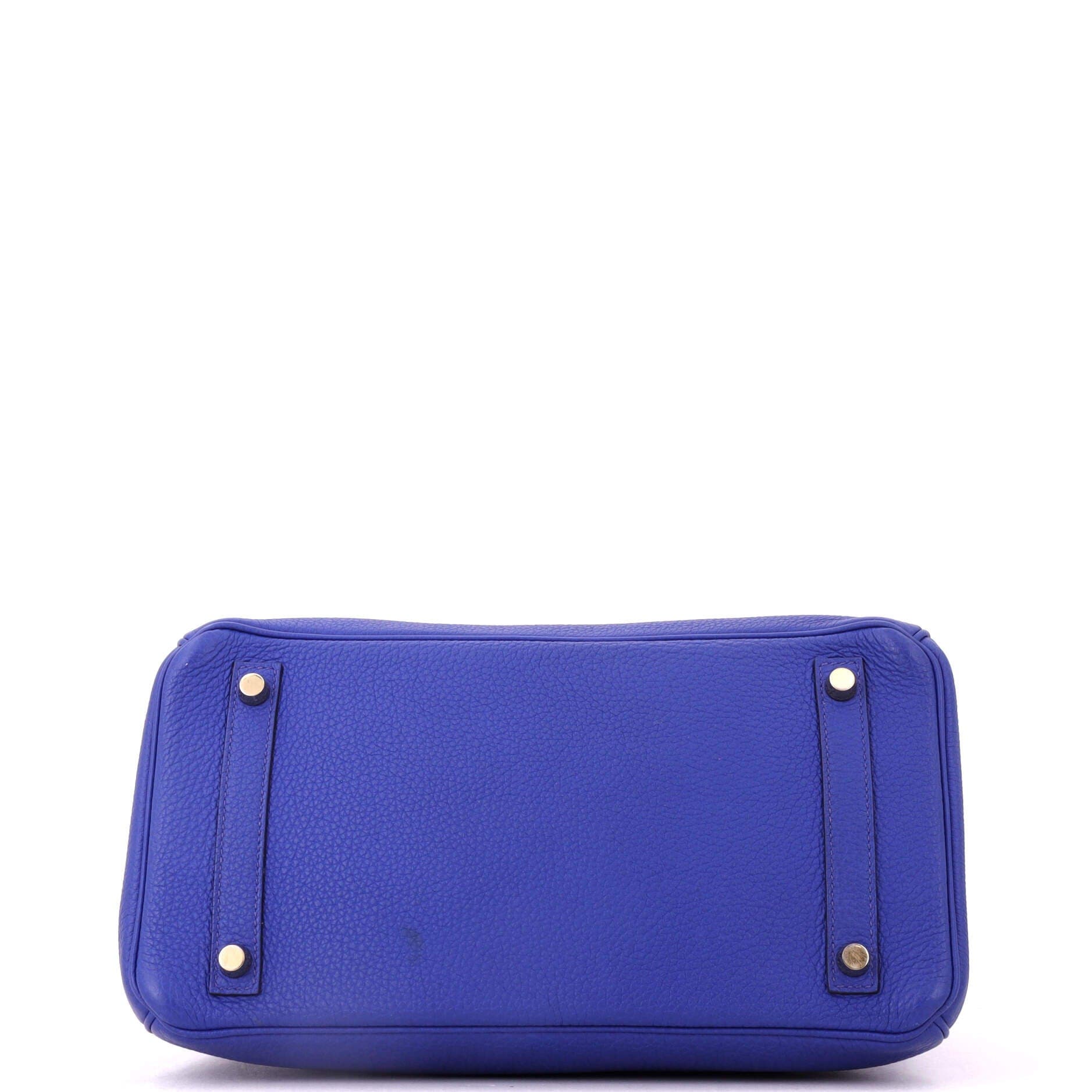 Birkin Handbag Blue Togo with Gold Hardware 30, Alternate, color, Blue