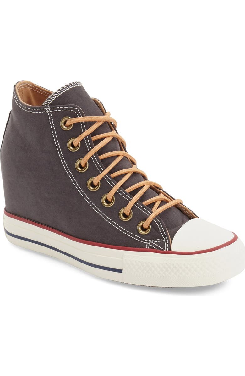 Converse Chuck Taylor<sup>®</sup> All Star<sup>®</sup> 'Lux' Hidden Wedge High Top Sneaker, Main, color,