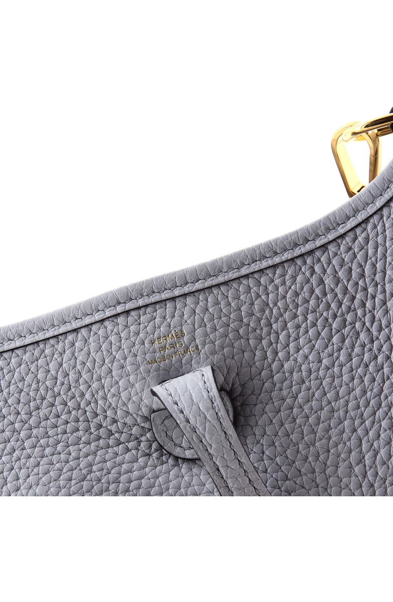 Pre-Owned Hermes Evelyne Bag Gen III Clemence TPM, Alternate, color, Bleu Pale