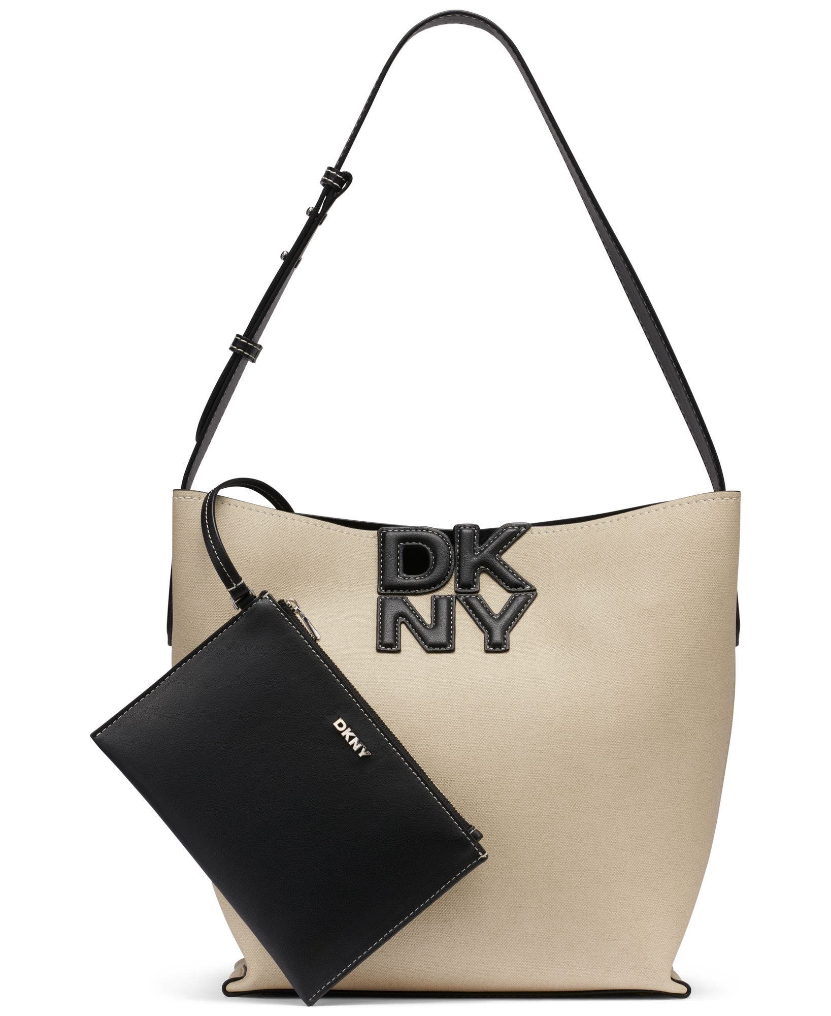 Nicole Bucket Bag, Main, color, Natural/Black