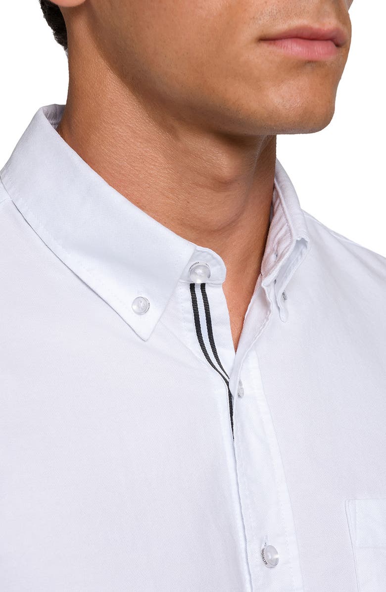 Brooklyn Brigade Solid Oxford Woven Long Sleeve Basic, Alternate, color, White